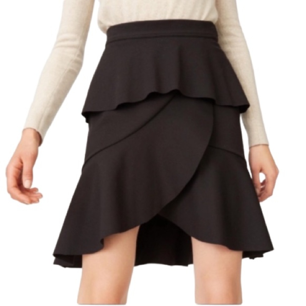 Club Monaco Tiered Ruffle Skirt